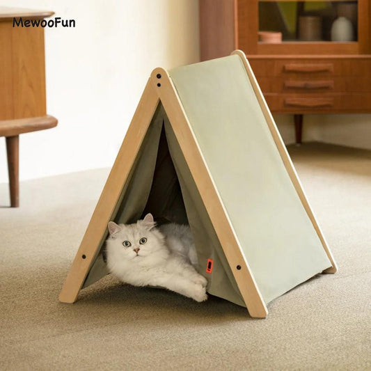 Mewoofun Pet Tent Bed - Cozy and Stylish Retreat for Cats - Mewoofun Australia