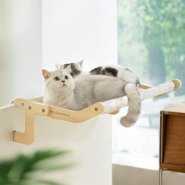 Large Cat Window Perch: Adjustable, Stable, Sun Haven! - Mewoofun Australia