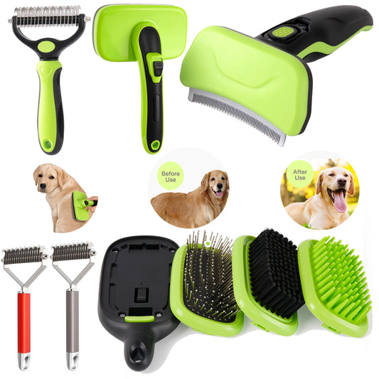 Dematting Brush for Curly Hair - Pet Hair Removal Comb - Mewoofun Australia