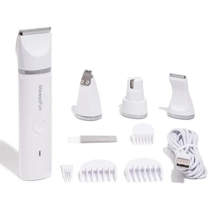 Mewoofun 4-in-1 Electric Pet Hair Trimmer: Grooming Kit for Dogs & Cats - Mewoofun Australia