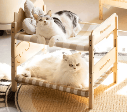 Sturdy Wooden Stackable Pet Bed - Mewoofun Australia