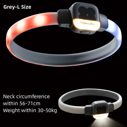 Mewoofun 6 Modes Rechargeable LED Dog Collar - Mewoofun Australia