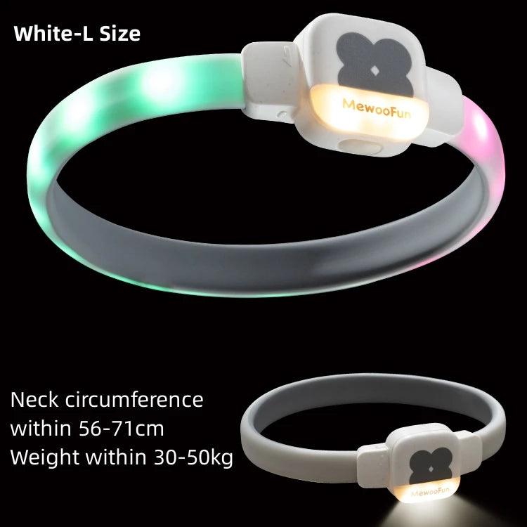 Mewoofun 6 Modes Rechargeable LED Dog Collar - Mewoofun Australia