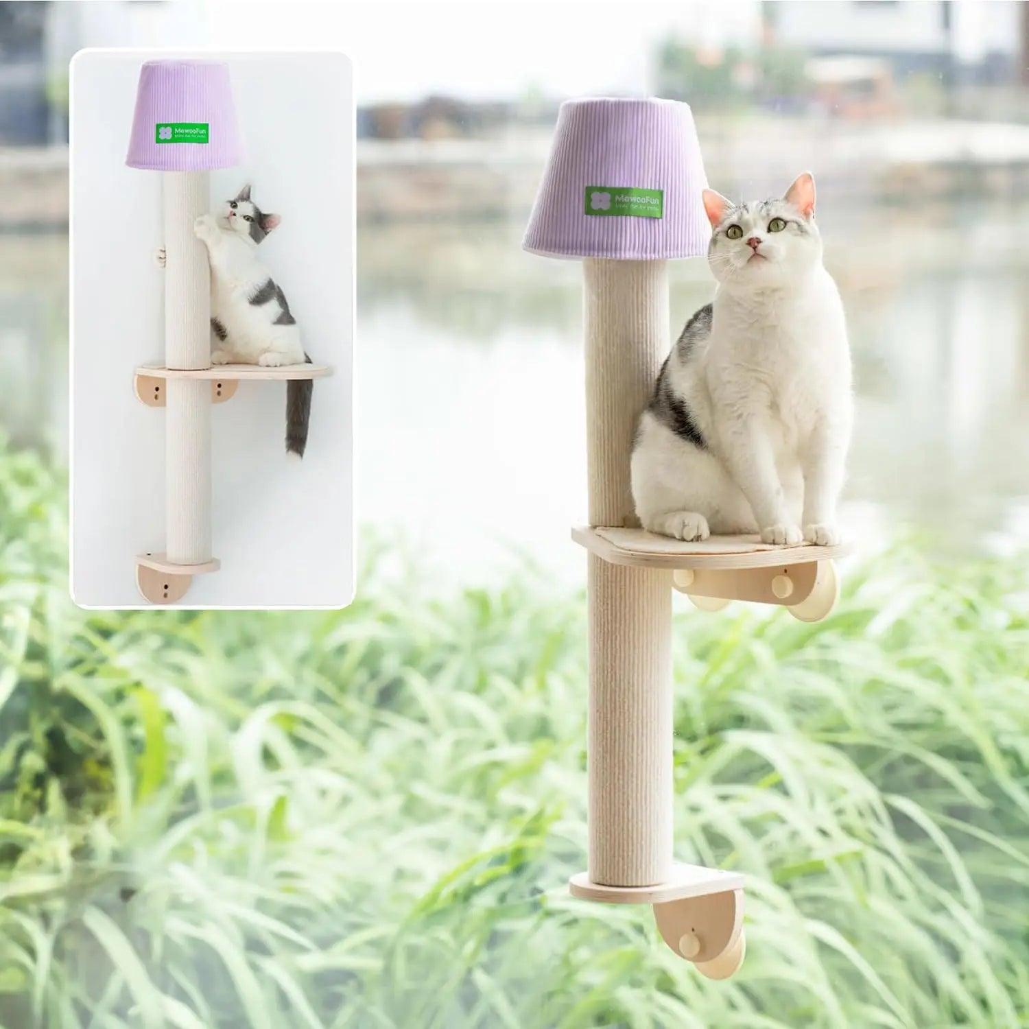 Mewoofun Cat Window Perch with Scratching Post - Mewoofun Australia