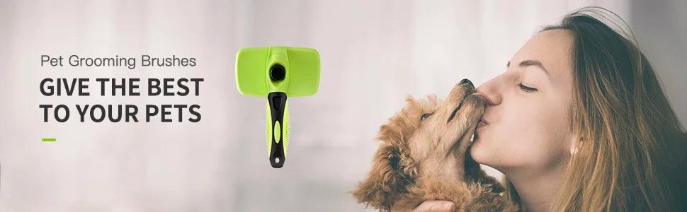 Dematting Brush for Curly Hair - Pet Hair Removal Comb - Mewoofun Australia