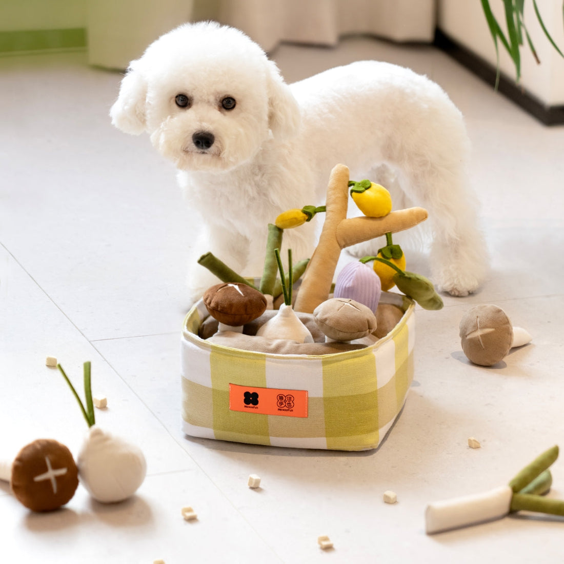 Fruit and Vegetable Snuffle Toy