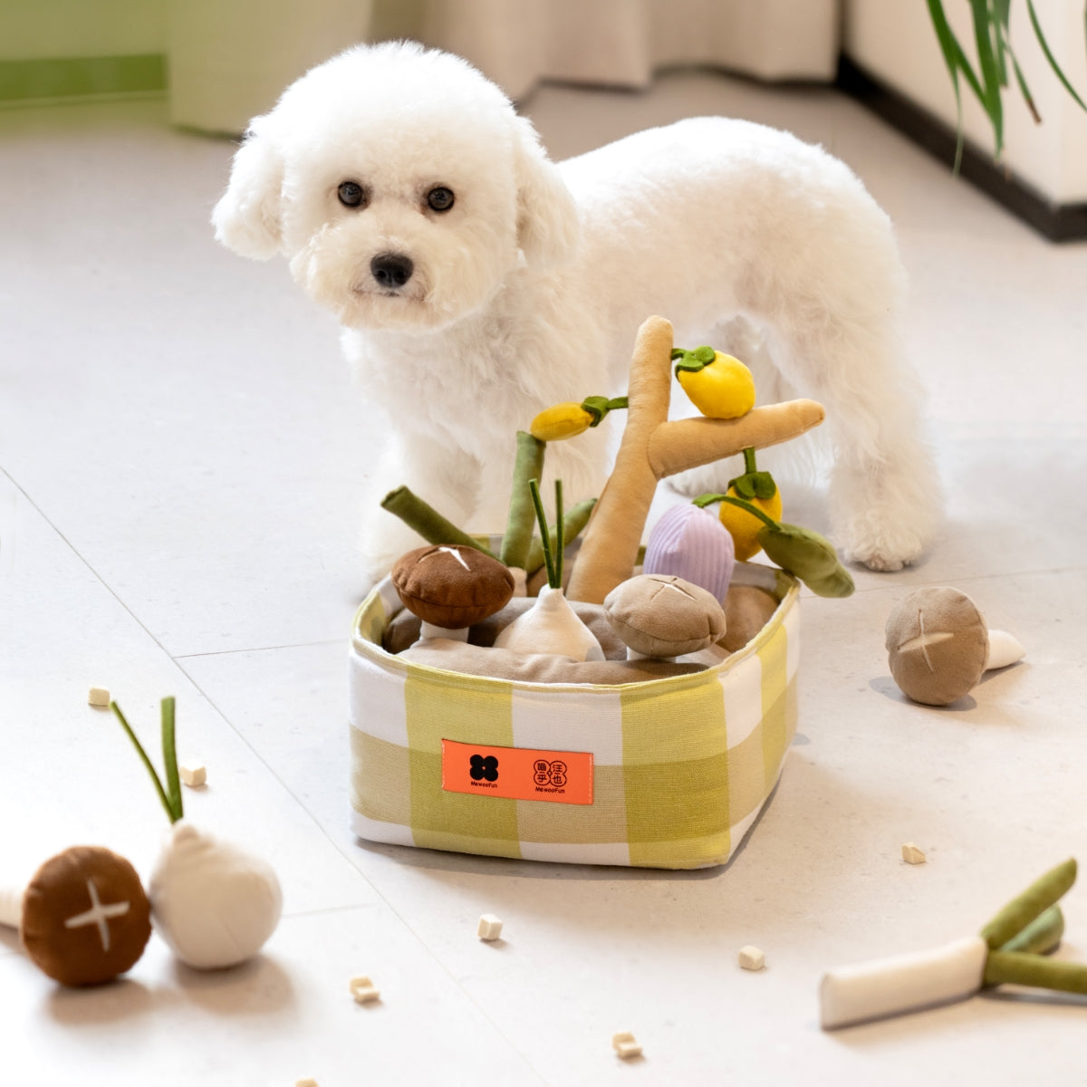 Fruit and Vegetable Snuffle Toy