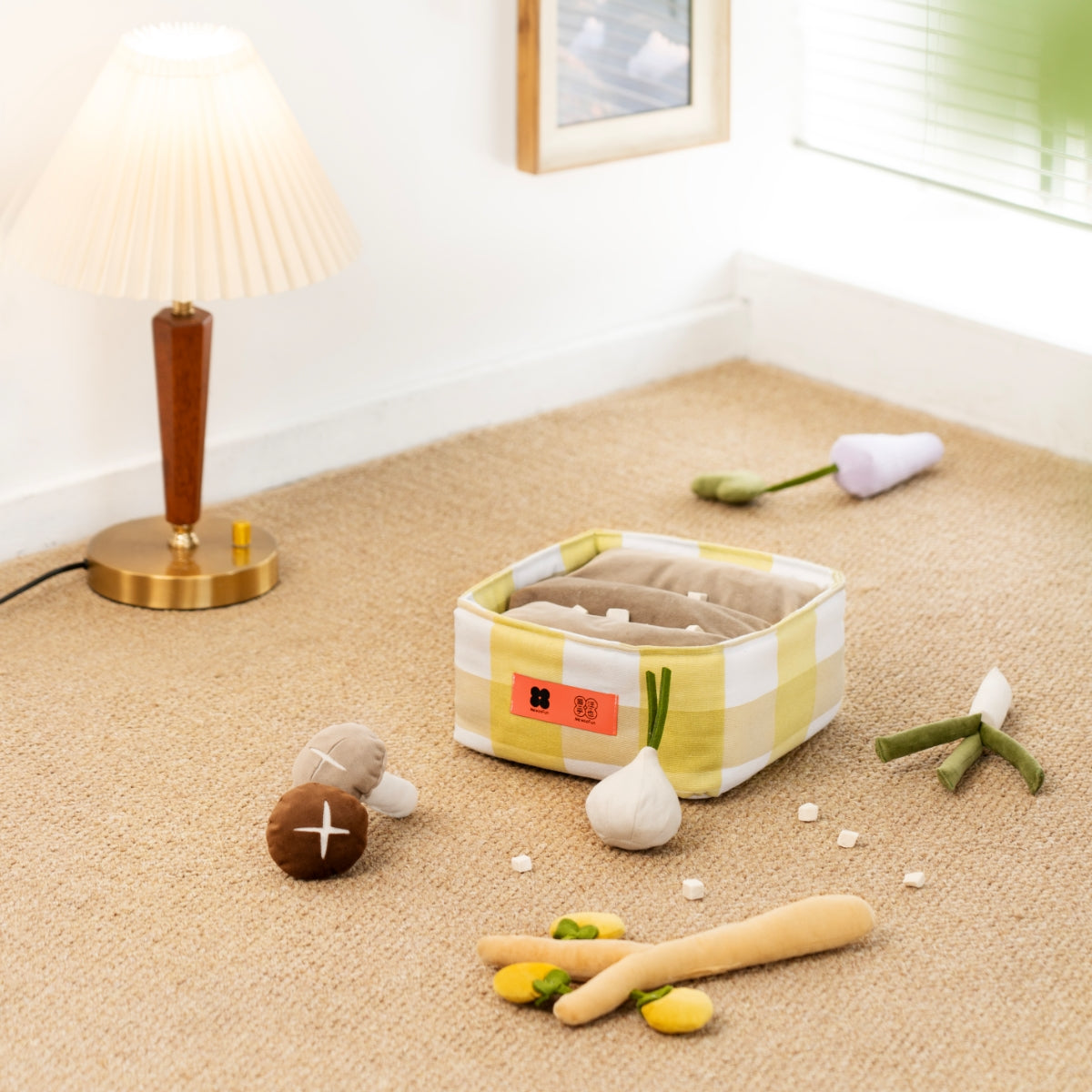 Fruit and Vegetable Snuffle Toy