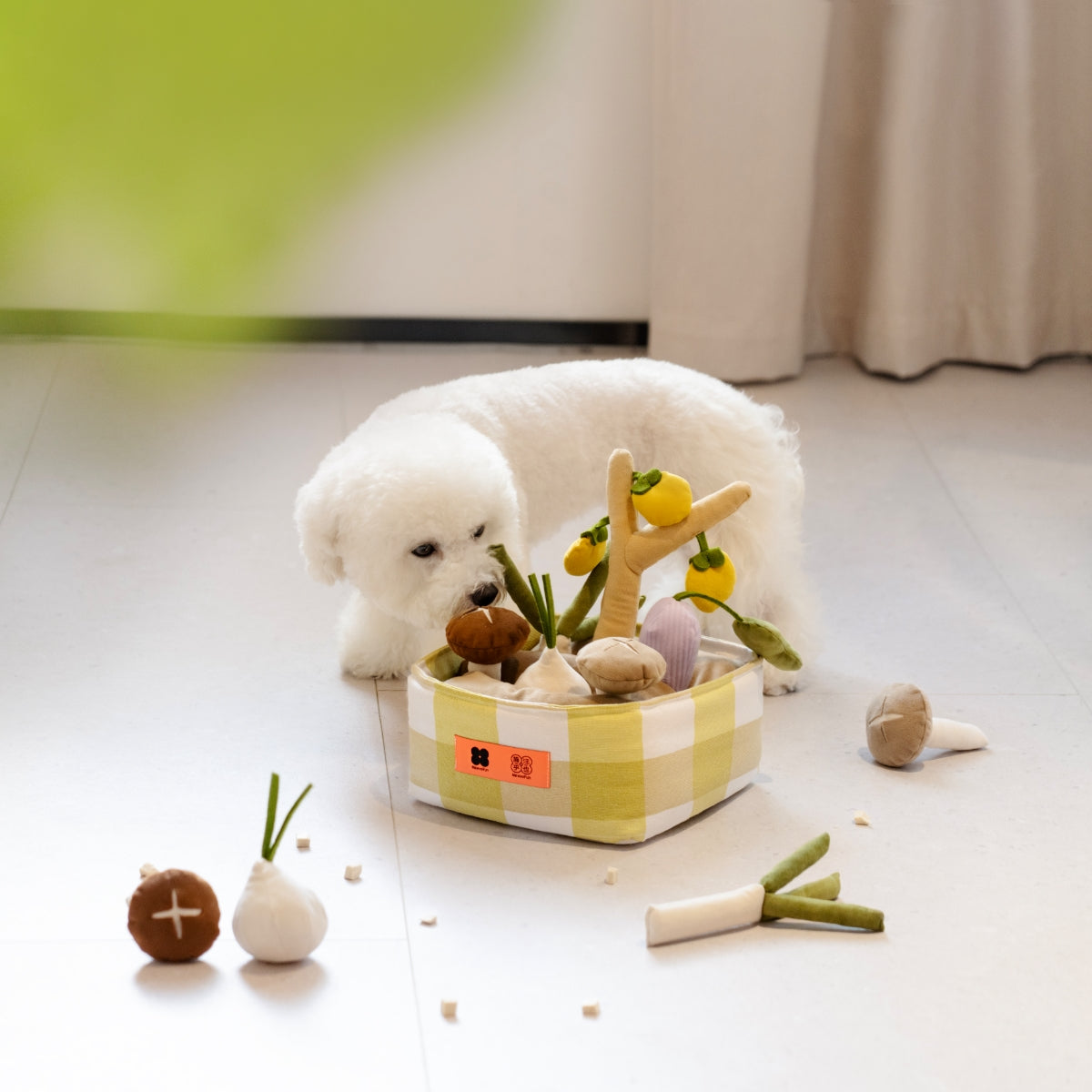 Fruit and Vegetable Snuffle Toy