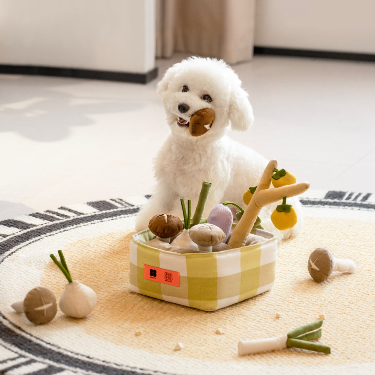 Fruit and Vegetable Snuffle Toy