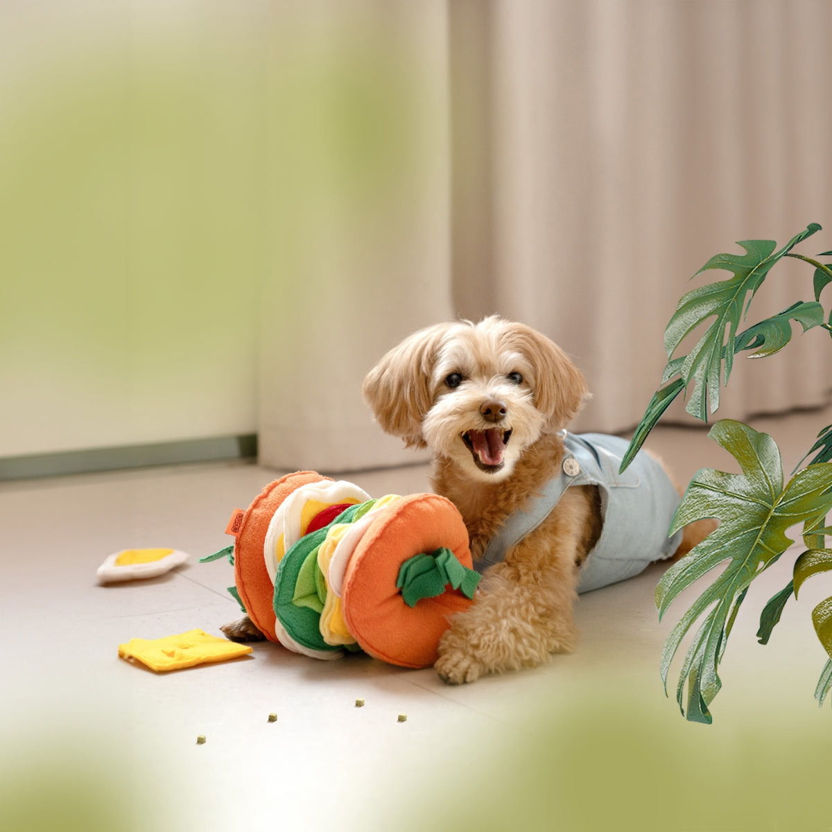 Hamburger Snuffle Toy