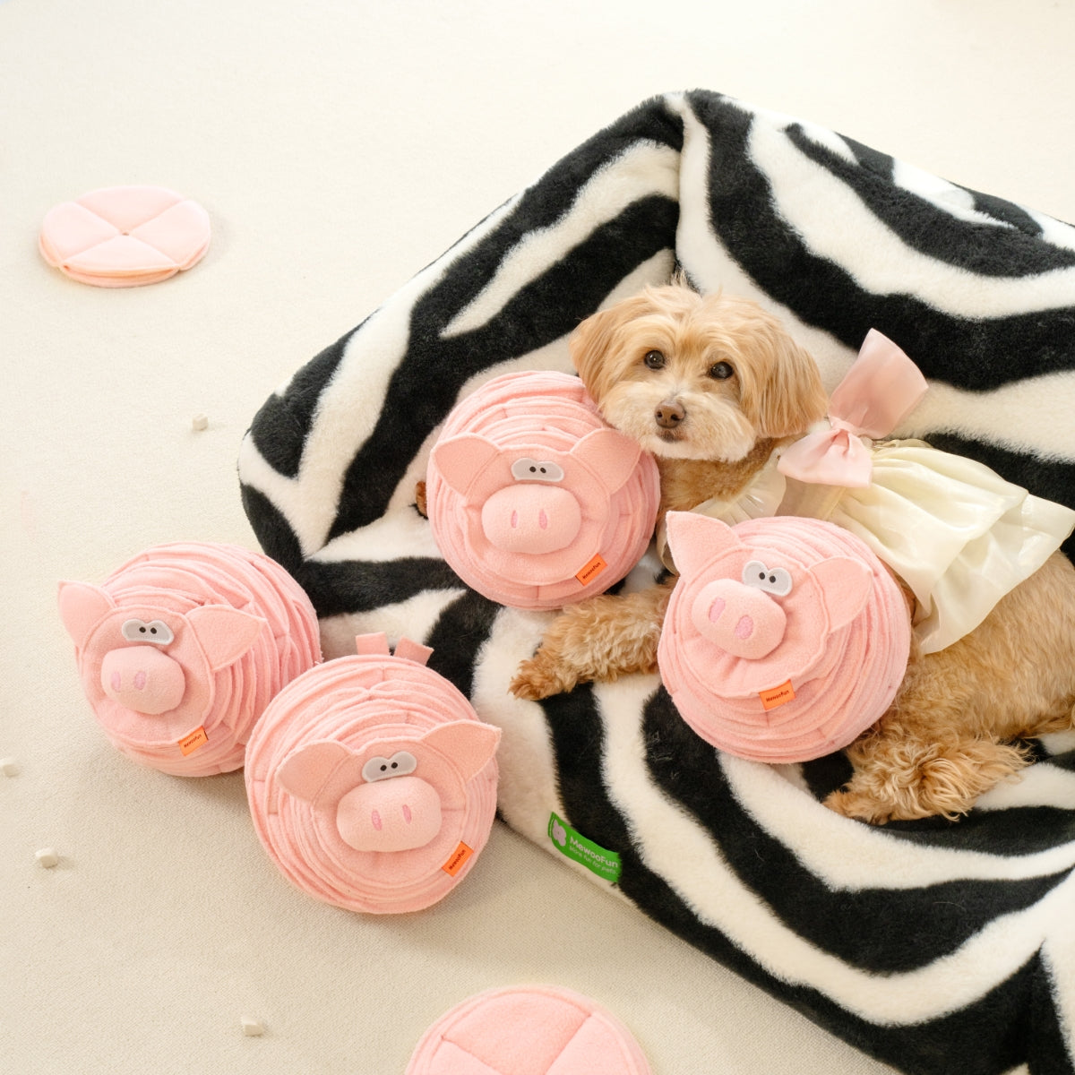 Pink Piggy Snuffle Toy