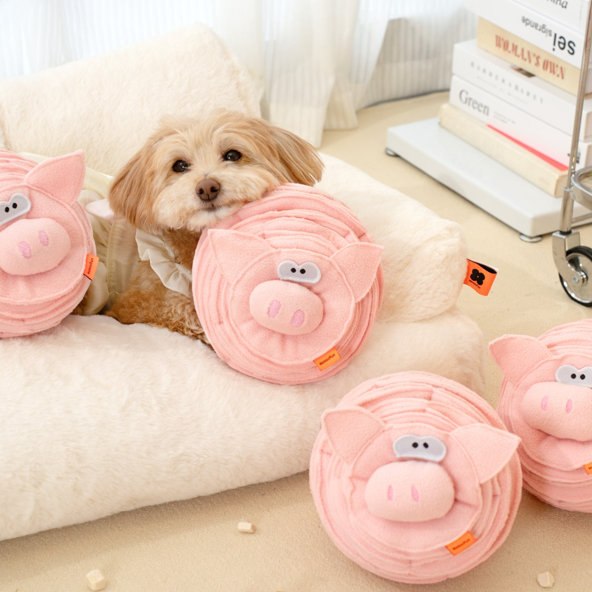 Pink Piggy Snuffle Toy