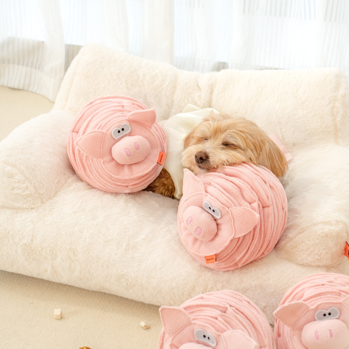 Pink Piggy Snuffle Toy