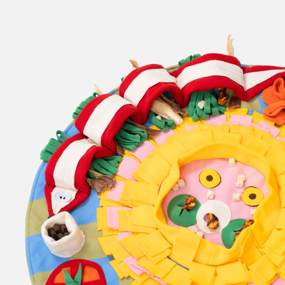 Round Cute Sunflower Snuffle Mat