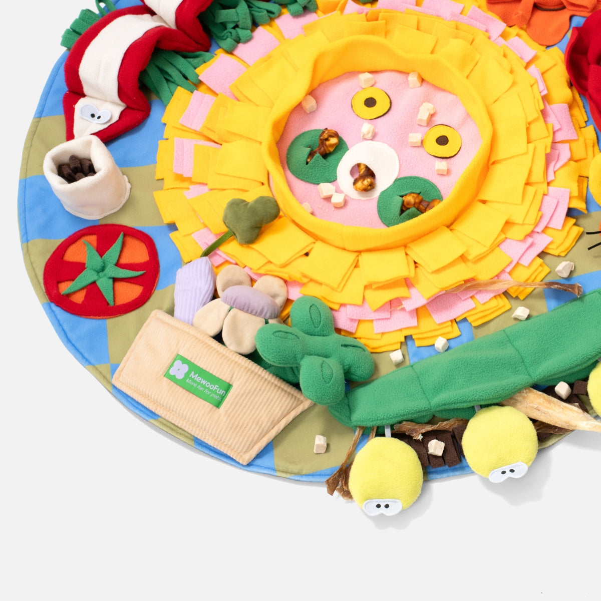 Round Cute Sunflower Snuffle Mat
