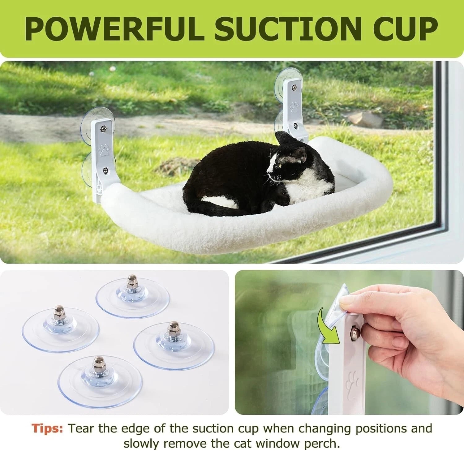 Mewoofun Zion Foldable Cat Window Perch