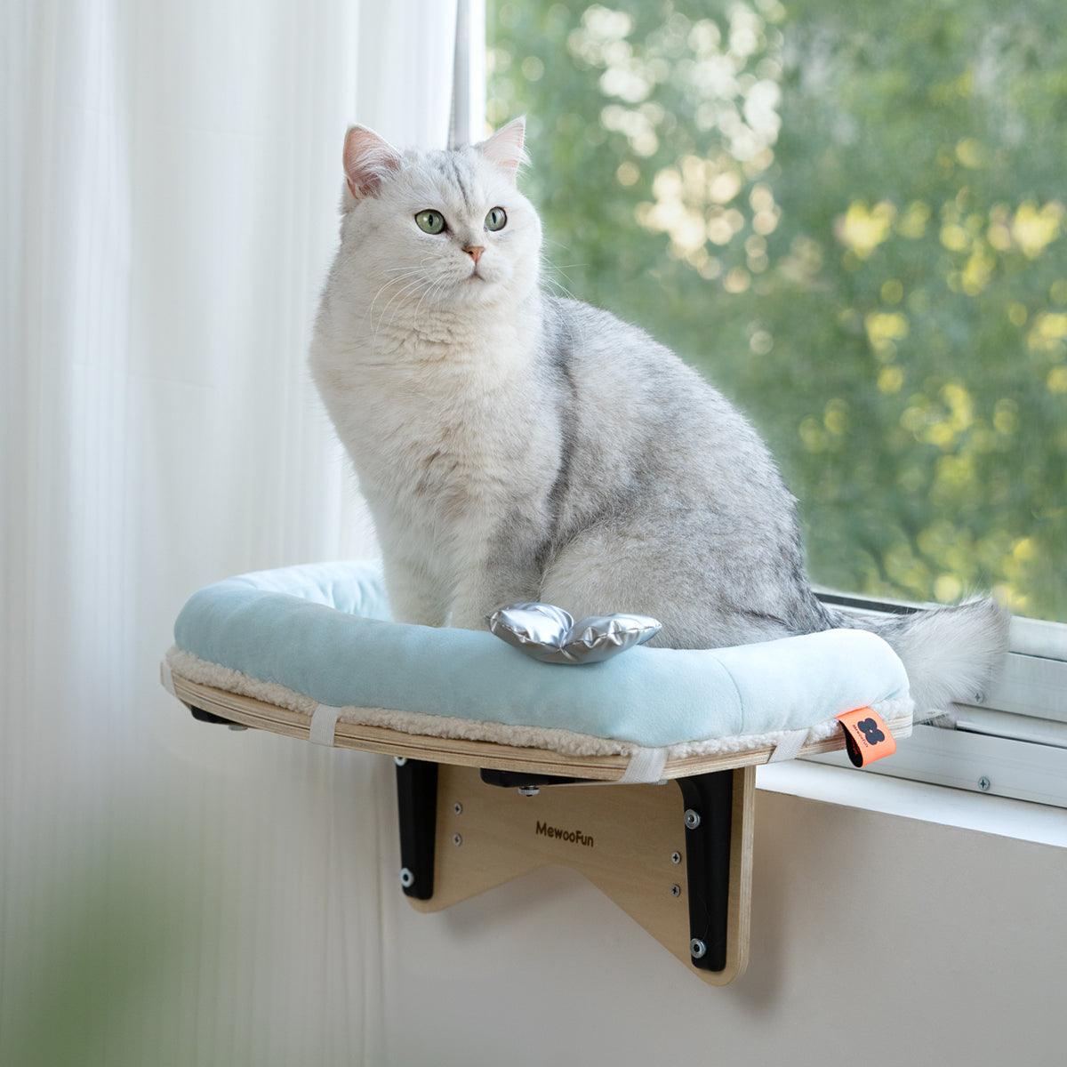 Cat Window Perch With Bolster - Mewoofun Australia