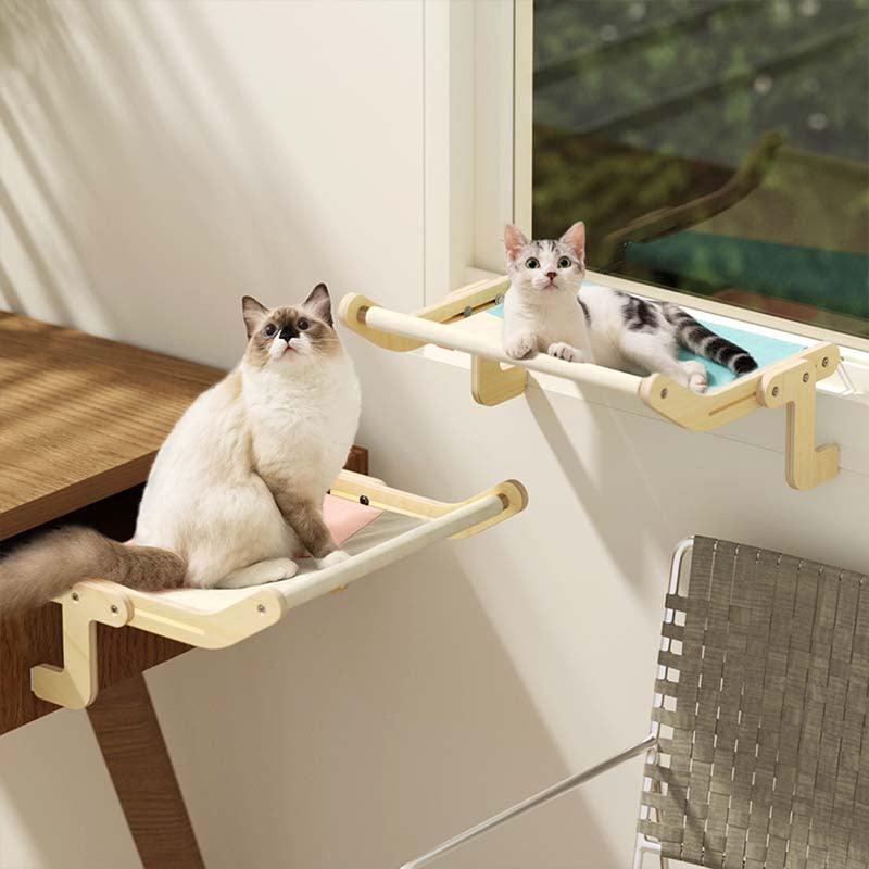 Sun-Soaked Cat Window Perch - The Ultimate Cozy Hammock for Indoor Relaxation - Mewoofun Australia