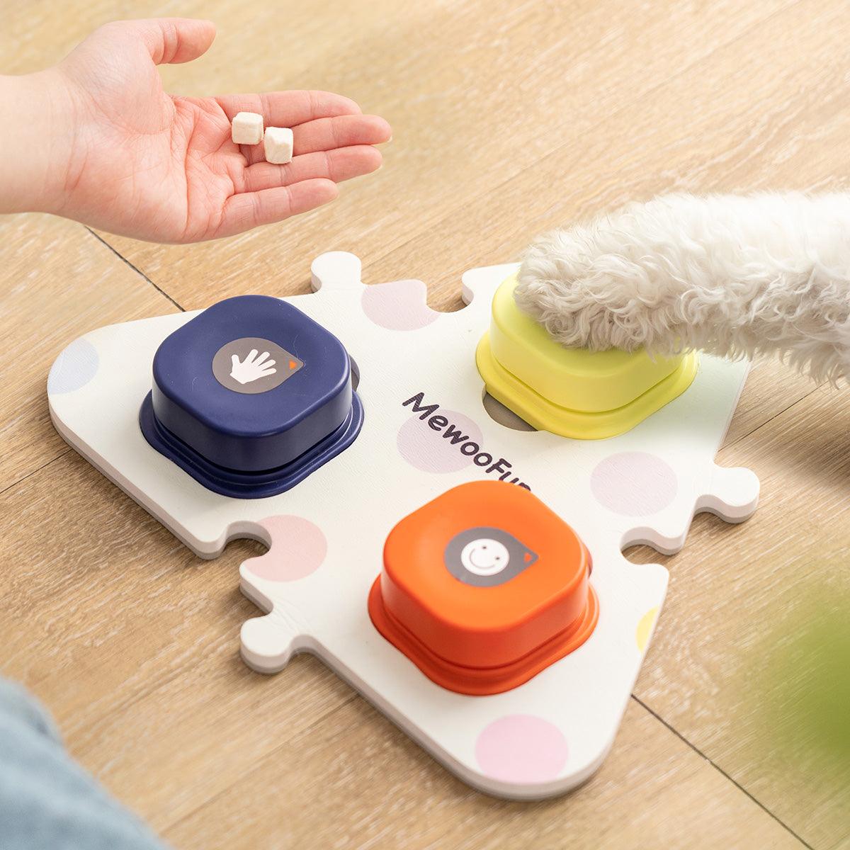 Recordable Dog Communication Buttons 3-in-1 Puzzle-Style - Mewoofun Australia