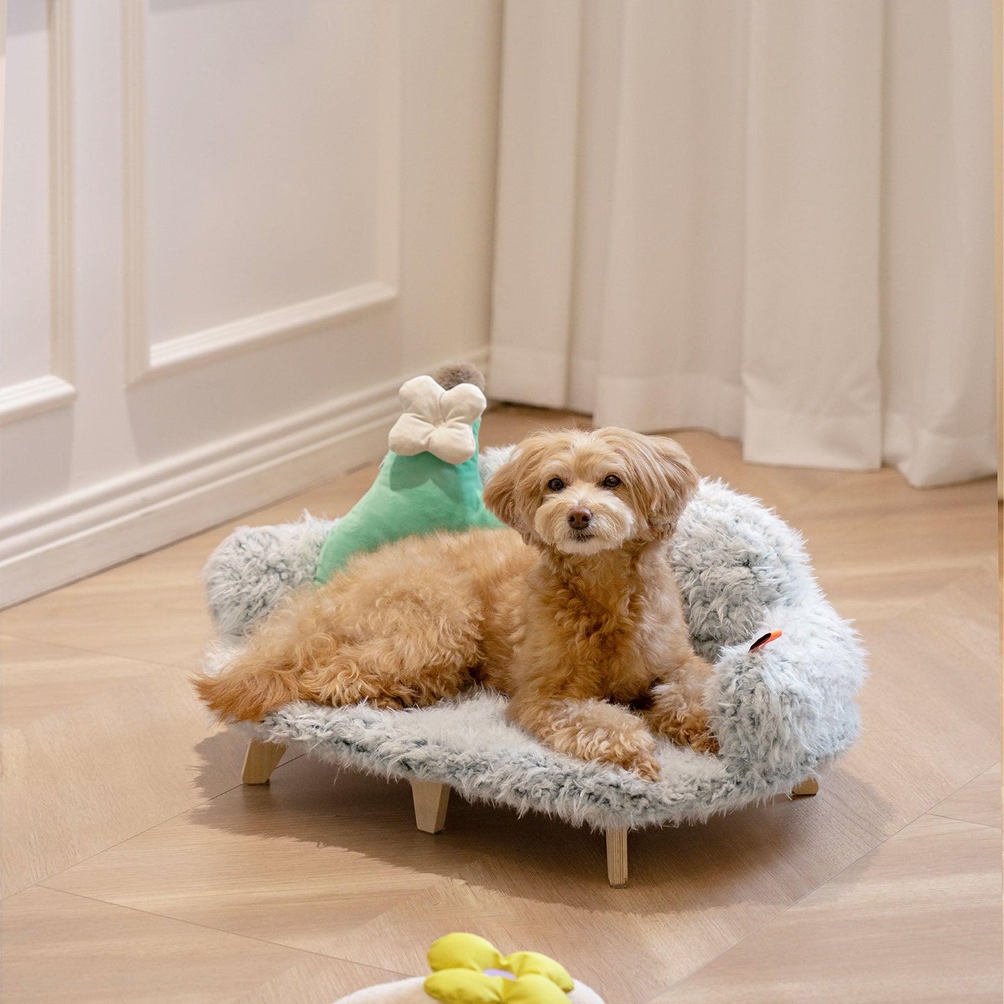 Minimalist Wooden Pet Sofa - Mewoofun Australia