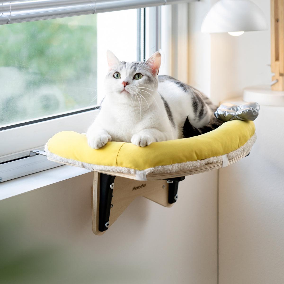 Cat Window Perch With Bolster - Mewoofun Australia