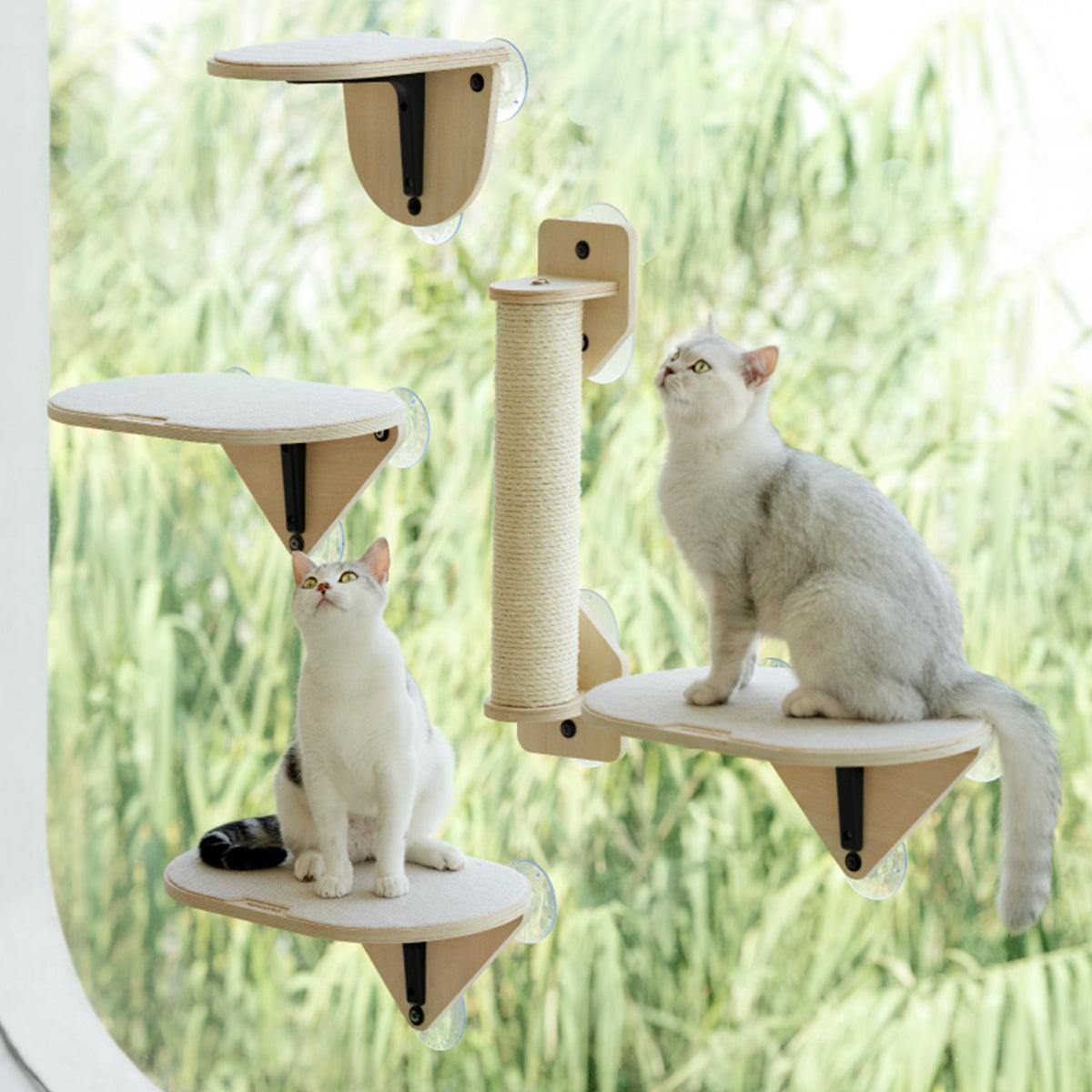 Mewoofun Air Climbing Frame (Cat, Wall, Window), Modern & Space-Saving - Mewoofun Australia