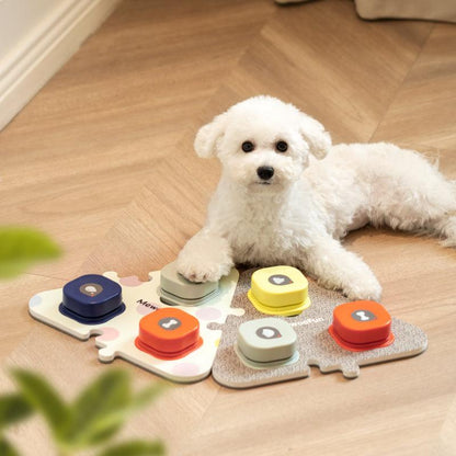 Recordable Dog Communication Buttons 3-in-1 Puzzle-Style - Mewoofun Australia