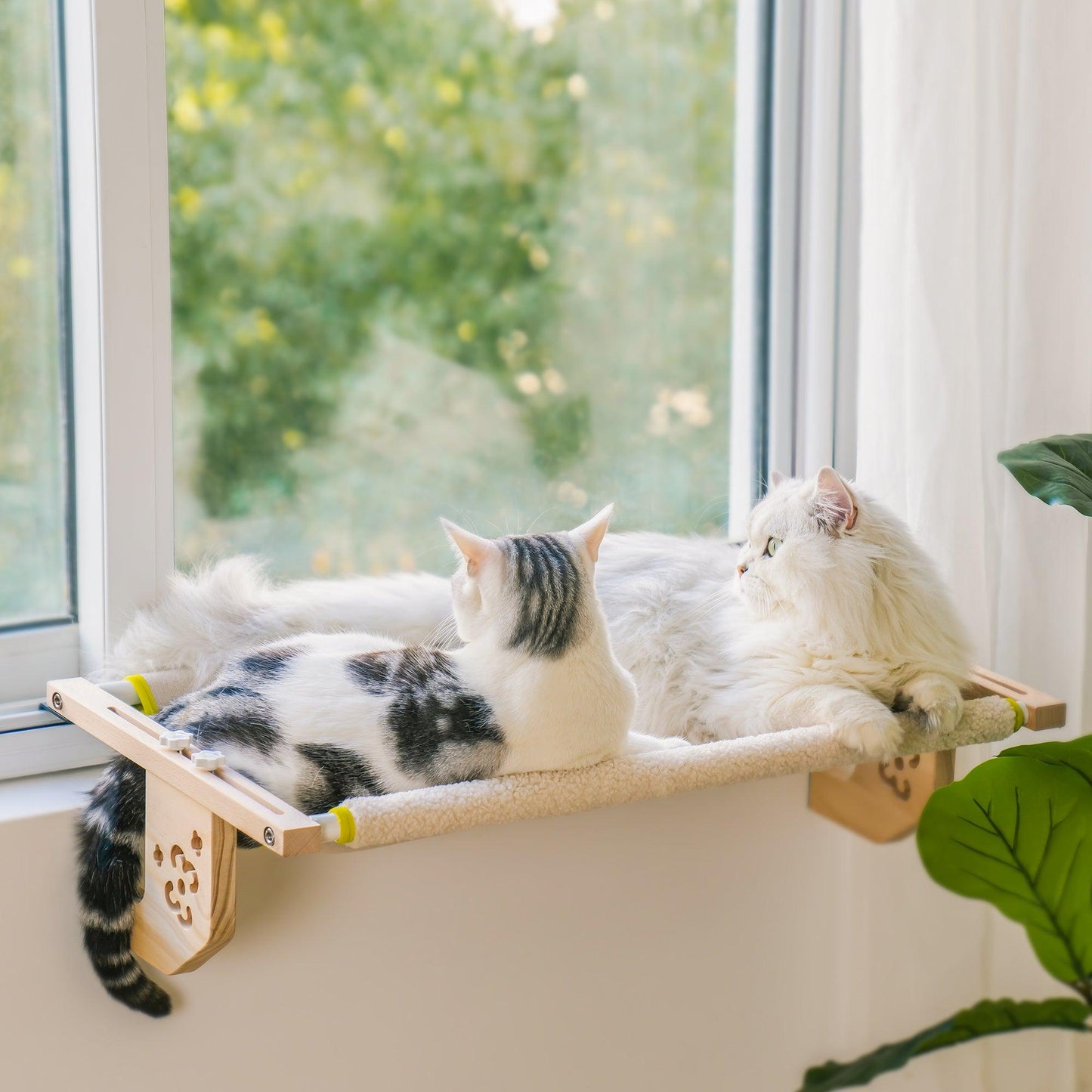 Adjustable Cat Window Perch: Sunbath Bliss - Mewoofun Australia