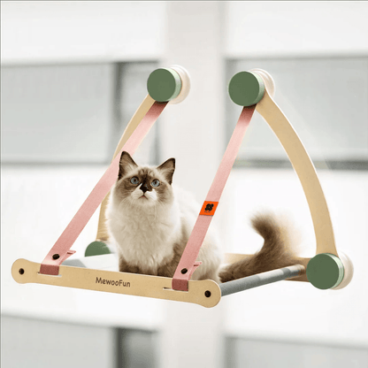 Durable Cat Window Perch with Strong Suction Cups for Indoor Fun - Mewoofun Australia