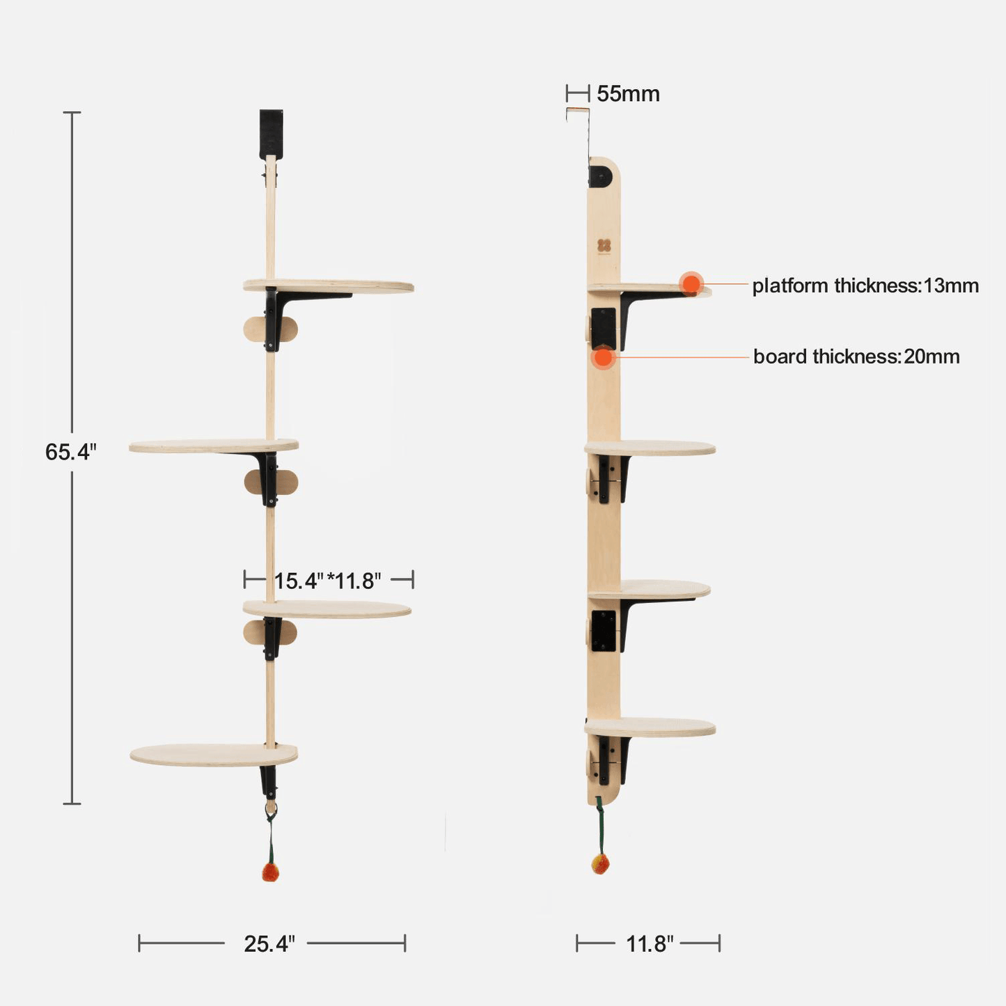 Meowofun Australia Doorway Climber: Space Saving Fun for Adventurous Cats! - Mewoofun Australia