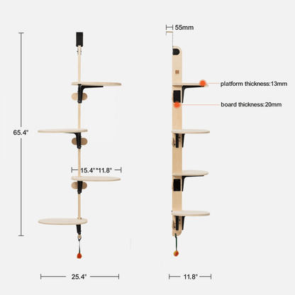 Meowofun Australia Doorway Climber: Space Saving Fun for Adventurous Cats! - Mewoofun Australia