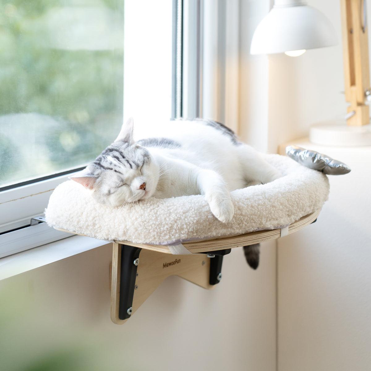 Cat Window Perch With Bolster - Mewoofun Australia