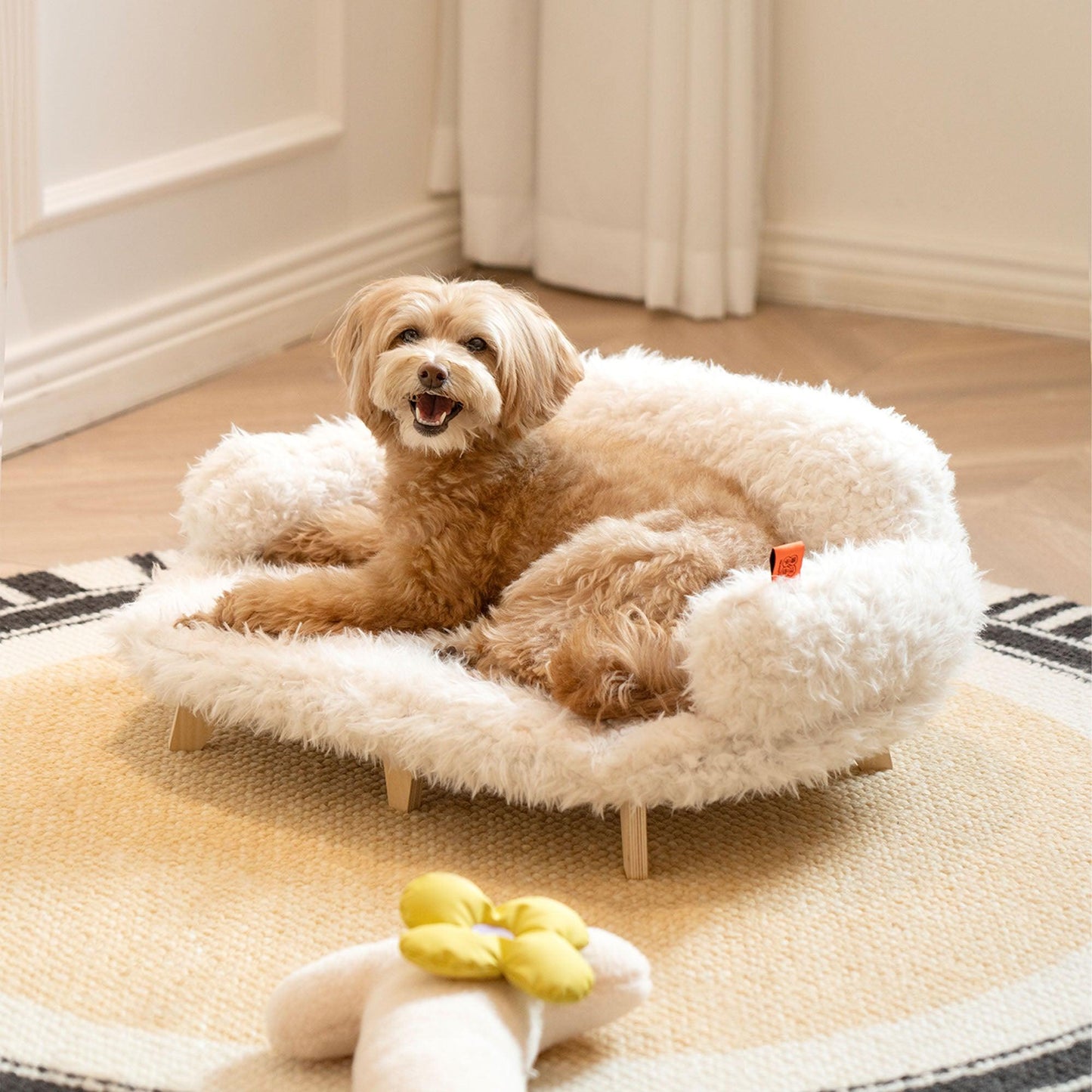 Minimalist Wooden Pet Sofa - Mewoofun Australia