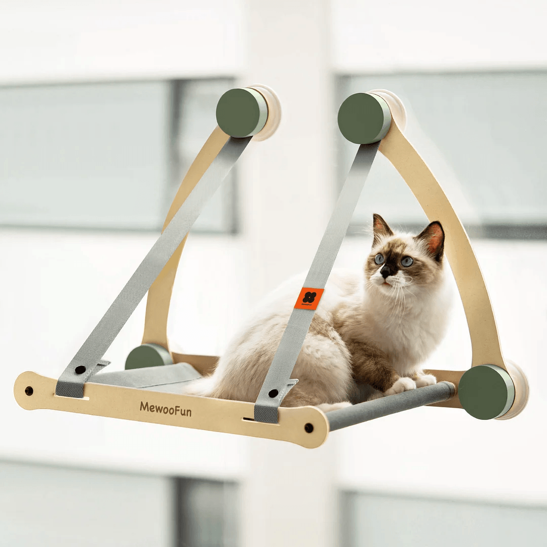 Durable Cat Window Perch with Strong Suction Cups for Indoor Fun - Mewoofun Australia