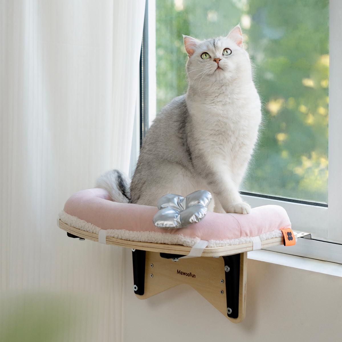 Cat Window Perch With Bolster - Mewoofun Australia