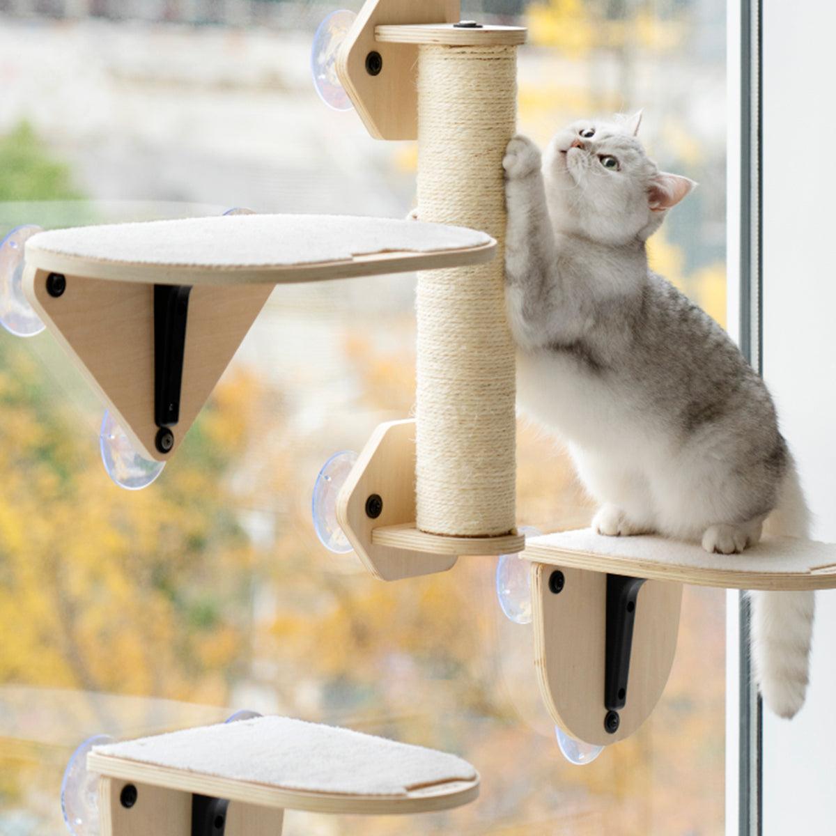 Mewoofun Air Climbing Frame (Cat, Wall, Window), Modern & Space-Saving - Mewoofun Australia