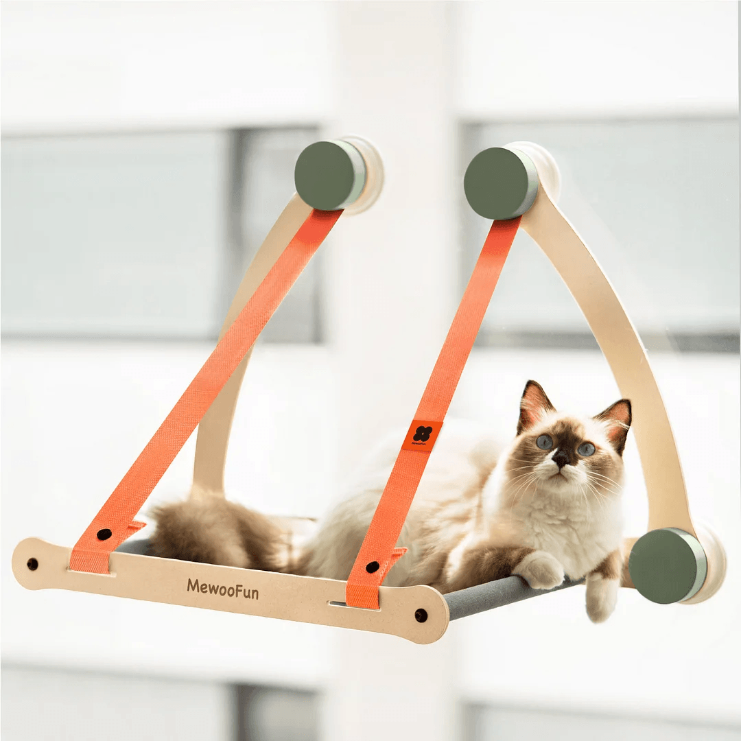 Durable Cat Window Perch with Strong Suction Cups for Indoor Fun - Mewoofun Australia