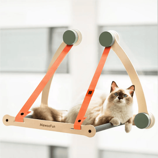 Durable Cat Window Perch with Strong Suction Cups for Indoor Fun - Mewoofun Australia